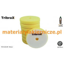 TribraX TRX-R135-25M Medium 130-135mm gąbka polerska materialylakiernicze.pl